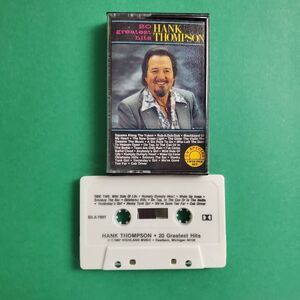 Hank Thompson 20 Greatest Hits Cassette 1987 Highland